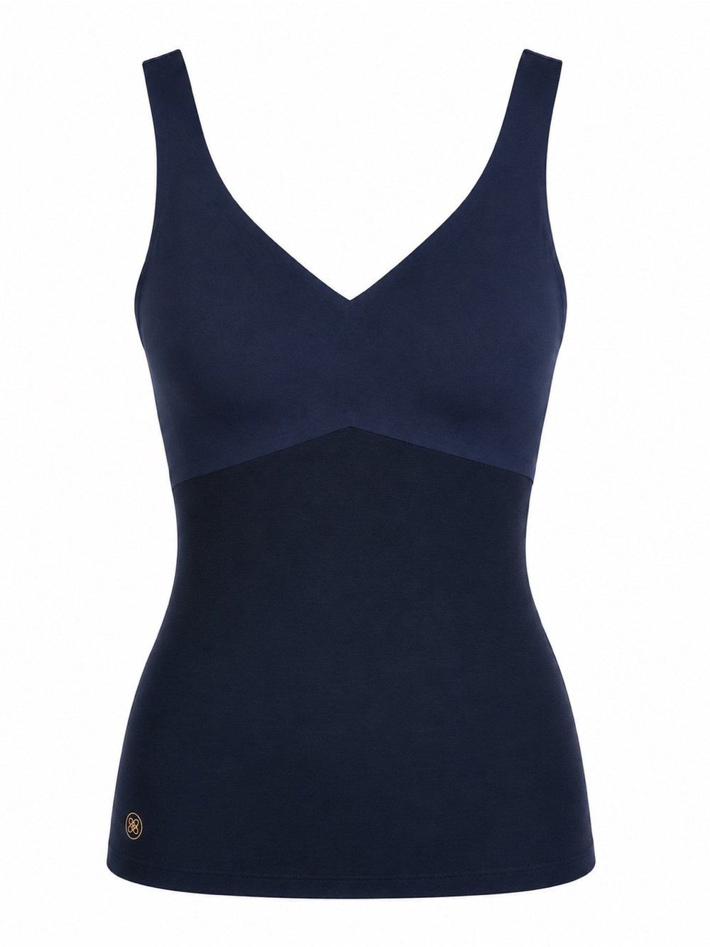 Honeylove LiftWear Tank 2X Navy Compression Shapewear Built-In Bra Sculpting